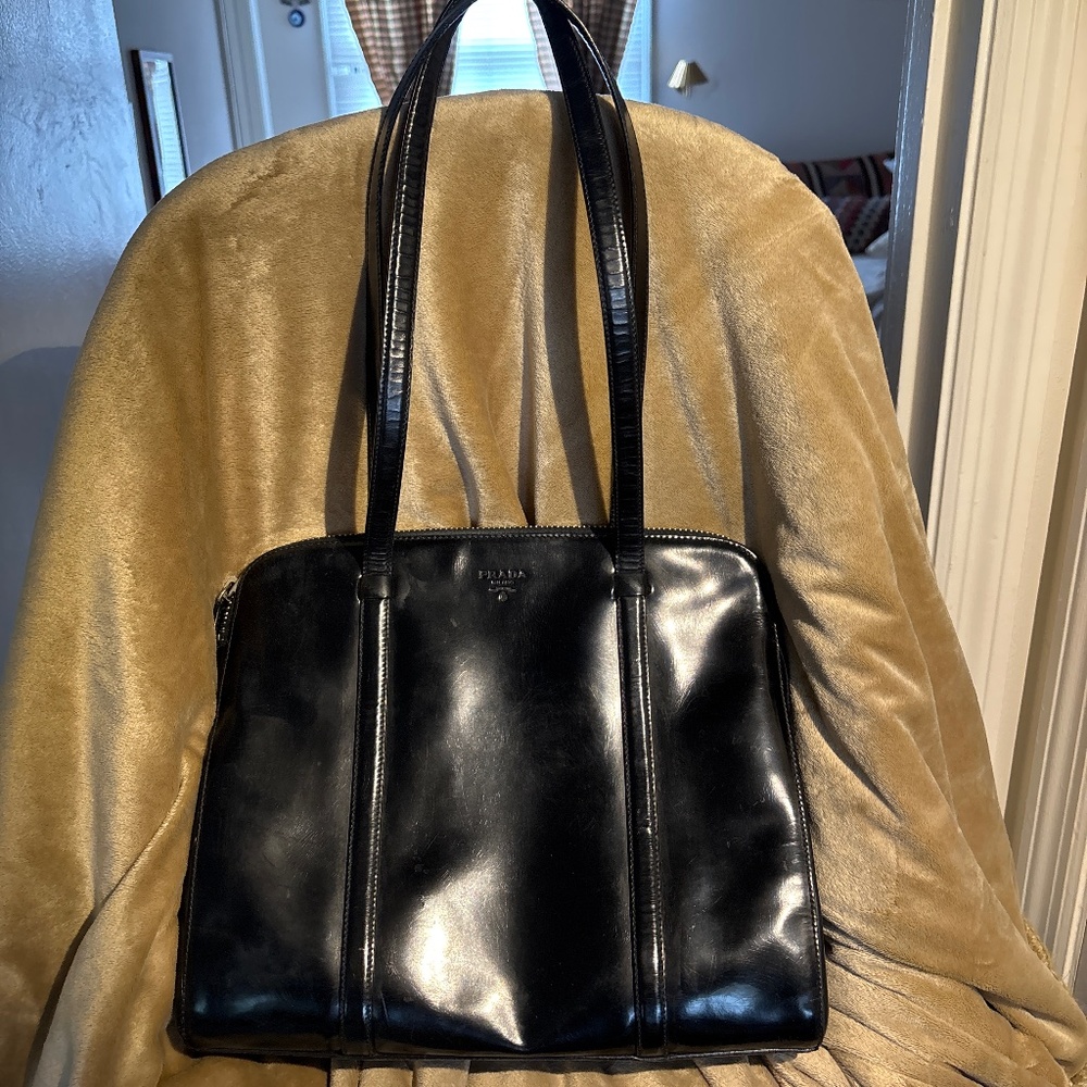 Prada CBK  leather tote